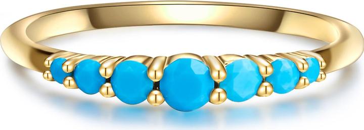 Image du produit Glanzstücke München Femmes argent sterling turquoise (rec.) or jaune - 28693 (54, Argent 925)
