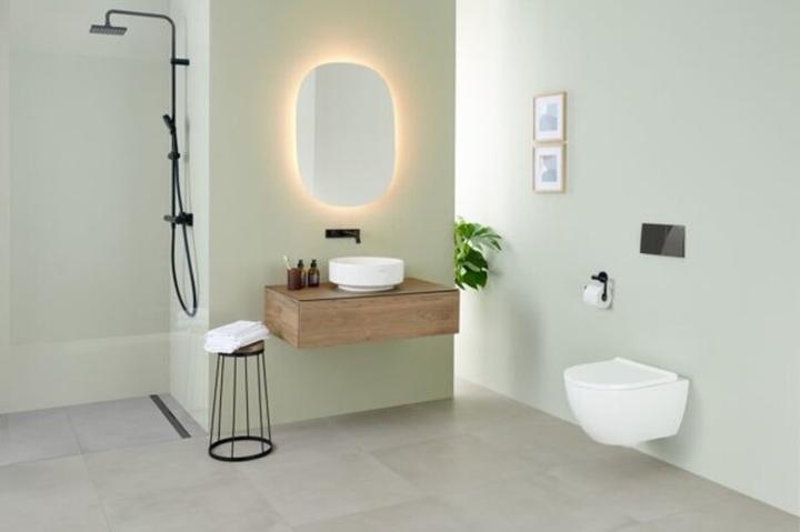 Actual product image Geberit Acanto wall-hung WC set