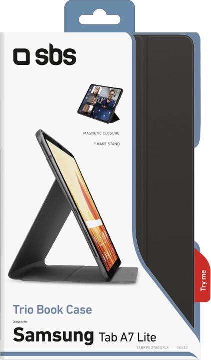 Produktbild SBS Book Pro-Schutzhülle mit Ständer für Samsung Galaxy Tab A7 Lite schwarz (Galaxy Tab A7 Lite)