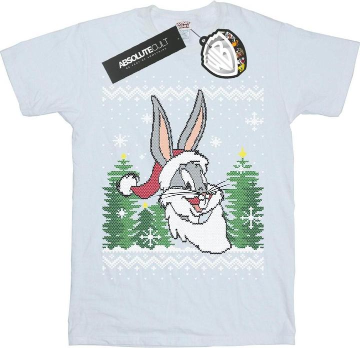 Produktbild Looney Tunes Bugs Bunny Christmas Fair Isle TShirt Jungen (152, 158)