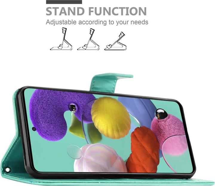 Productafbeelding Cadorabo Bloemen Boekomslag (Samsung Galaxy A51 5G)