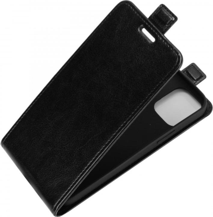 Produktbild Screenguard iPhone 12 Pro Max Leder Hülle Ledertasche aufklappbar unten (Apple iPhone 12 Pro Max)