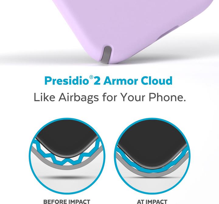 Actual product image speck Presidio2 Pro + MS Apple iPhone 14 Pro Max Spring Purple - with Microban (Apple iPhone 14 Pro Max)