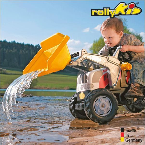 Actual product image Rolly Toys RollyKid Steyr loader and trailer