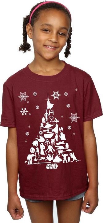 Immagine prodotto Star Wars Christmas Tree Maglietta Ragazze (128)