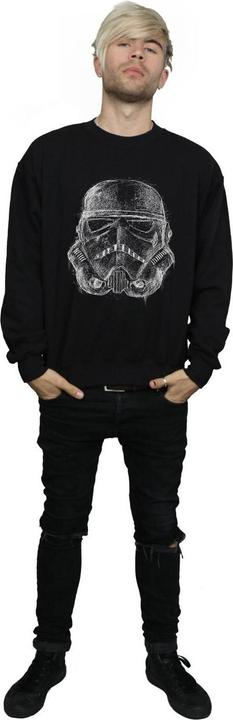 Produktbild Star Wars Stormtrooper Scribble Helmet Sweatshirt (XXL)
