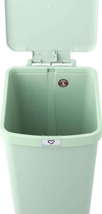 Actual product image Brabantia StepUp 40 l waste bin, light green (40 l)