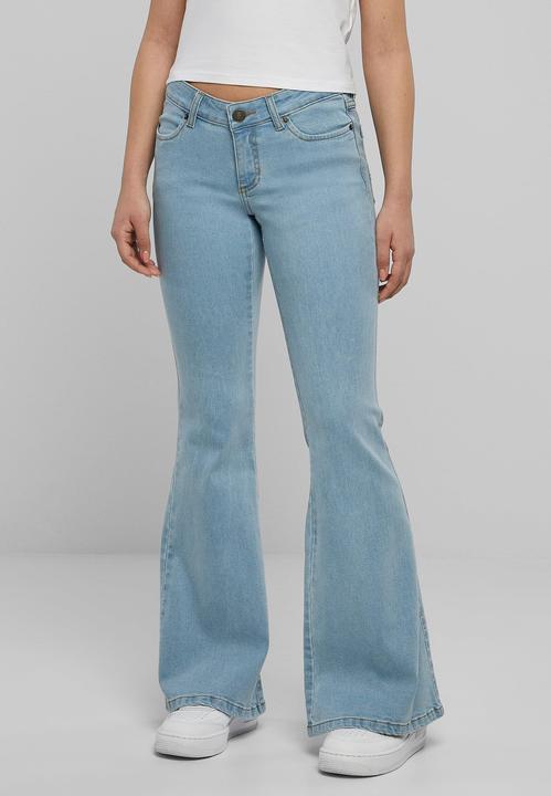 Produktbild Urban Classics Ladies Organic Low Waist Flared Denim (28)