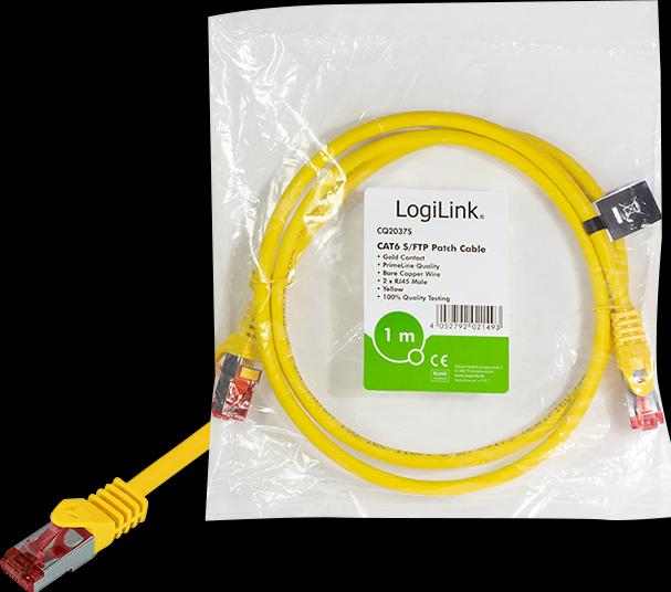 Produktbild LogiLink Netzwerkkabel (S/FTP, CAT6, 2 m)