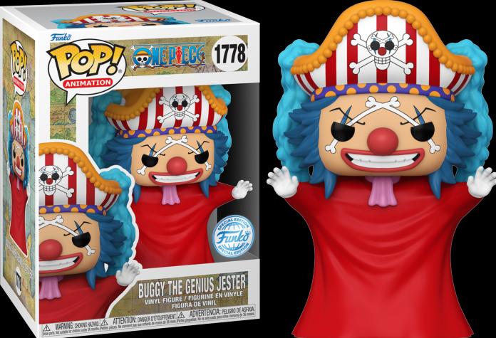 Produktbild Funko One Piece POP! Movies Vinyl Figur Buggy(Post Time-Skip) Exclusive 9 cm