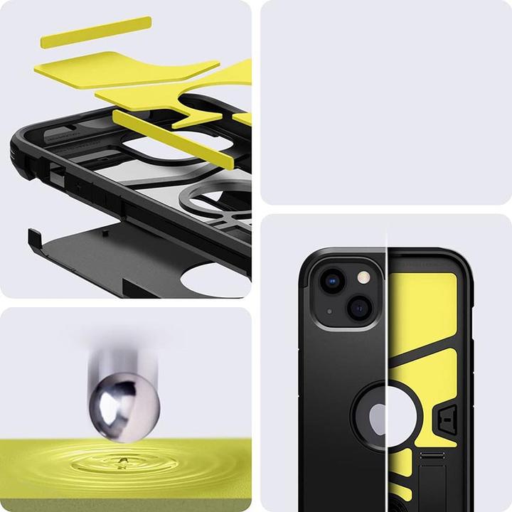Actual product image Spigen Tough Armor for iPhone 13 Black (Apple iPhone 13)