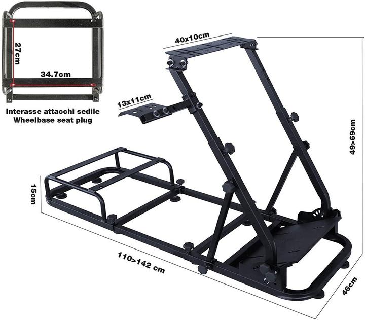 Actual product image Simoni Racing Sim Station rack