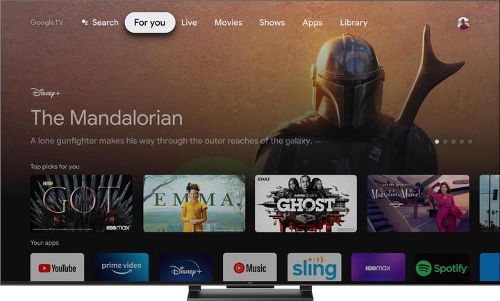 Actual product image TCL 75C745 (75", QLED, 4K, 2023)