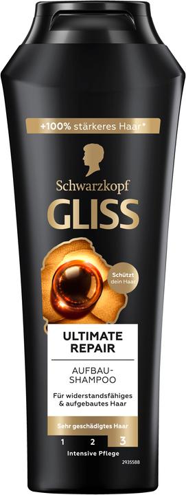 Gliss Shampoo Ultimate Repair 250 ml (250 ml, Flüssiges Shampoo)