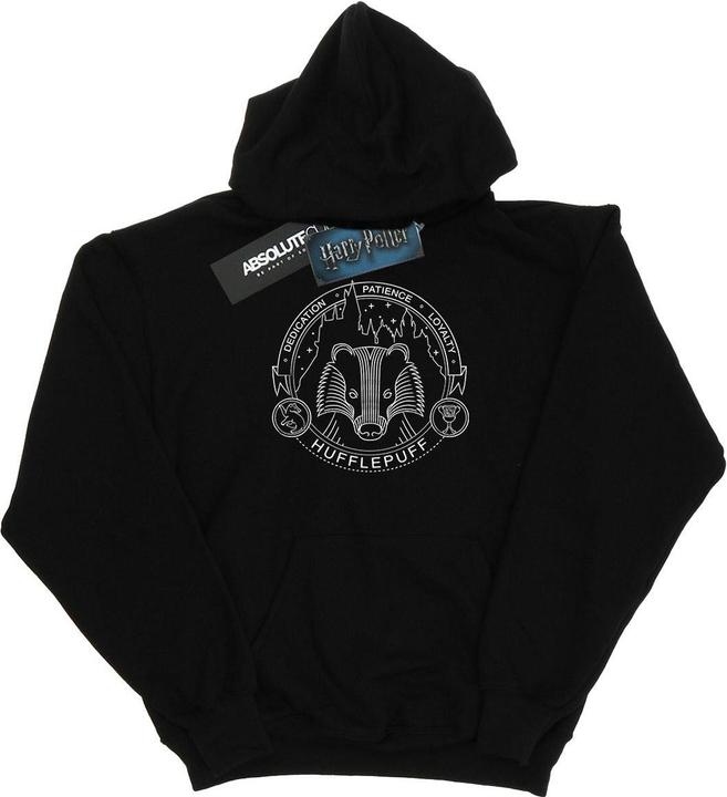 Immagine prodotto Hufflepuff Seal Felpa con Cappuccio Uomo (3XL)