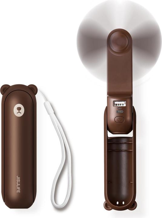 Productafbeelding Jisulife Handventilator Life8 Plus bruin