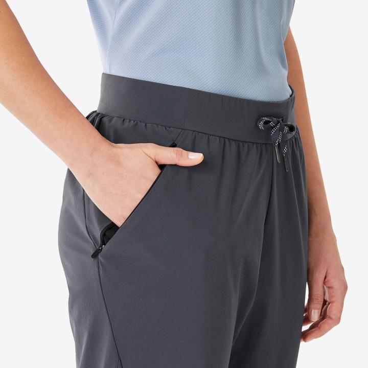 Actual product image Quechua Wanderhose Damen - MH500 dunkelgrau (31)