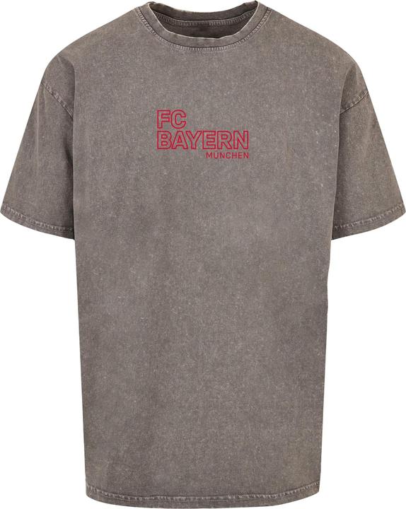 Produktbild FC Bayern München FC Bayern Red Acid Washed Heavy Oversize Tee - 115123 (XL)