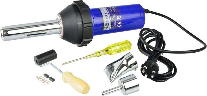 GEKO Saldatore per plastica ad aria calda, 1080W, 20-550°C