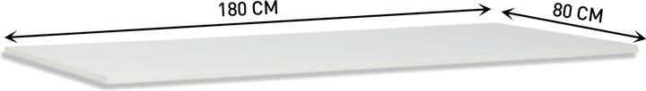 Image du produit Contini Plateau de bureau réglable en hauteur (180 x 80 cm)