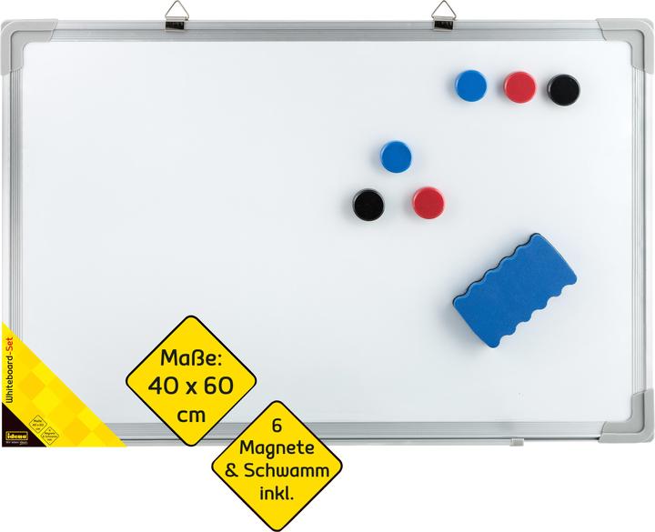 Idena Whiteboard 60x40cm Set mit Zubehör (60 x 40 cm)