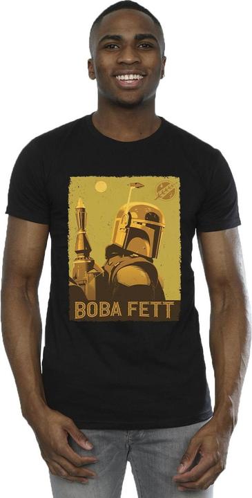 Actual product image Star Wars Mens The Book Of Boba Fett Planetary Stare T-Shirt (M)