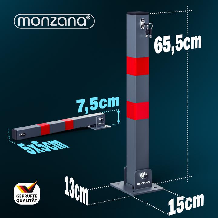 Immagine prodotto Monzana Set di 3 barriere per parcheggio