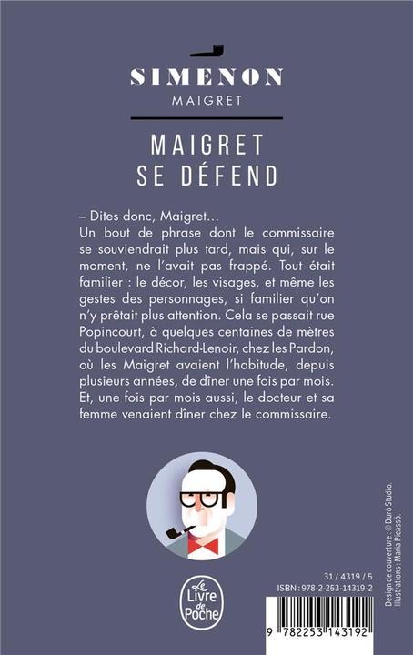 Actual product image Maigret se défend (French, Georges Simenon, 2007)