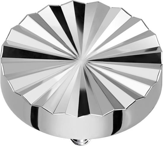 Produktbild Star Piercing Dermal Anchor Diamantschliff Scheibe rund silber (ohne Messing, Titan G23)