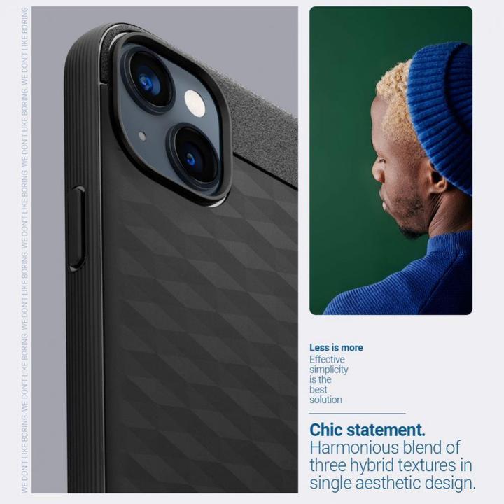 Actual product image Caseology Parallax Magsafe Case for Apple iPhone 14 Plus - matt black (Apple iPhone 14 Plus)