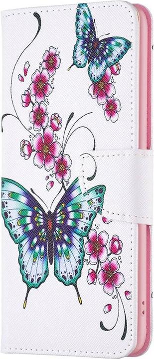 Produktbild Cover-Discount Xiaomi Redmi Note 13 Pro - Etui Hülle Schmetterling weiss (Xiaomi Redmi Note 13 Pro 5G, Xiaomi Poco X6)