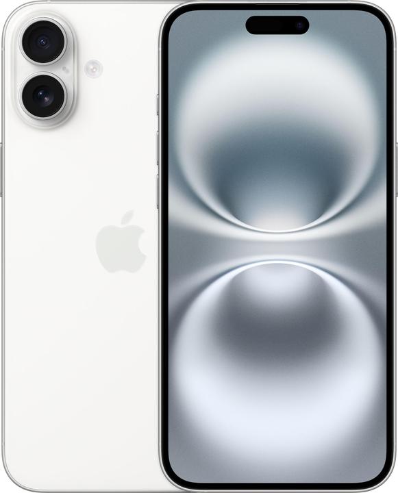 Produktbild Apple iPhone 16 Plus (128 GB, White, 6.70", SIM + eSIM, 48 Mpx, 5G)