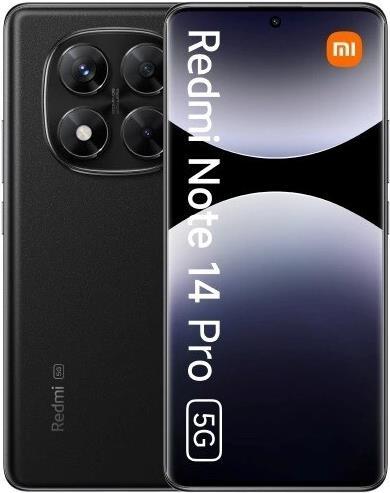 Image du produit Xiaomi Redmi Note 14 Pro 5G (512 Go, Midnight Black, 6.67", Double SIM, 200 Mpx, 5G)