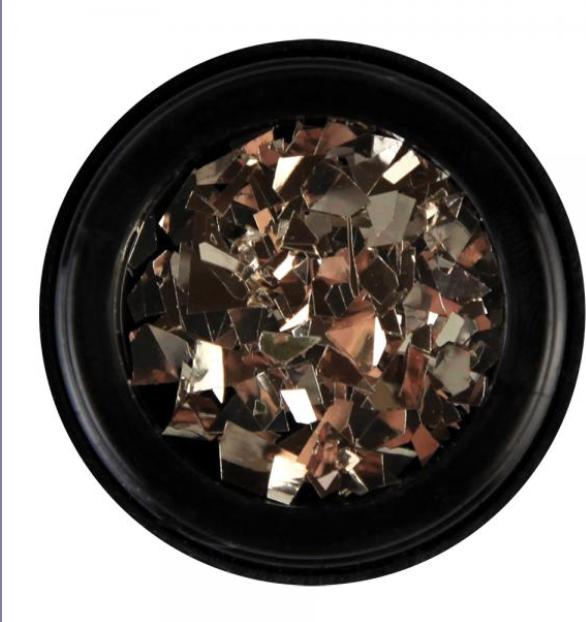 Produktbild BrillBird Mixed Nagel decoration in halter - Metal Flakes 3