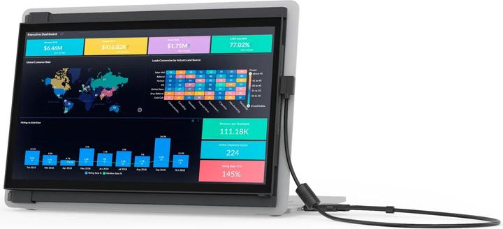 Produktbild Mobile Pixels Zweitdisplay für Notebooks und Tabletts (1920 x 1080 Pixel, 13.30")