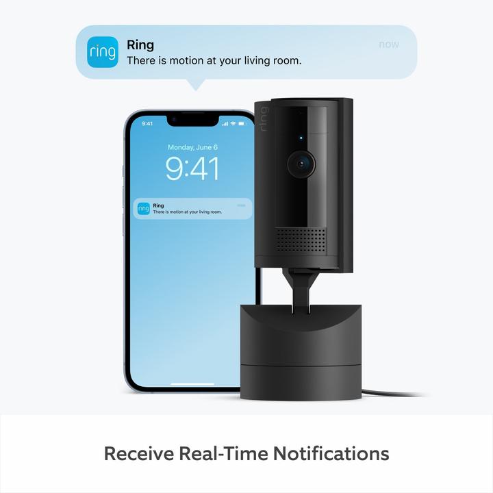 Actual product image Ring Pan-Tilt Indoor Cam - - EU (1920 x 1080 Pixels)