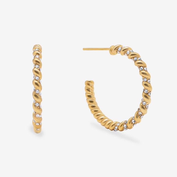 Produktbild Sensora Jewelry Marine Hoops Ohrringe (Zirkonia-Steine)