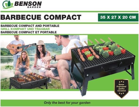 Actual product image Benson Grill compact and portable 35 x 27 x 20 cm