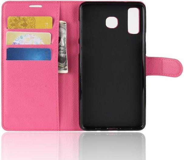 Actual product image MU Classic Litchi Leather Bookcover Series (Samsung Galaxy A8 Star)