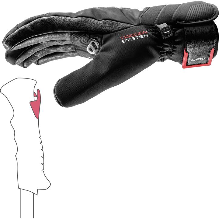 Image du produit Leki LE RĘK Phoenix 3D noir/rouge 10.5 (10.5)