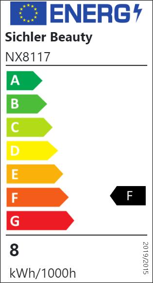 Etichetta energetica Sichler Apparecchio a specchio a LED (504 lm)