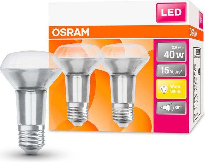 Image du produit Osram Lampes à réflecteur (E14, 2.60 W, 210 lm, 2 x, F)