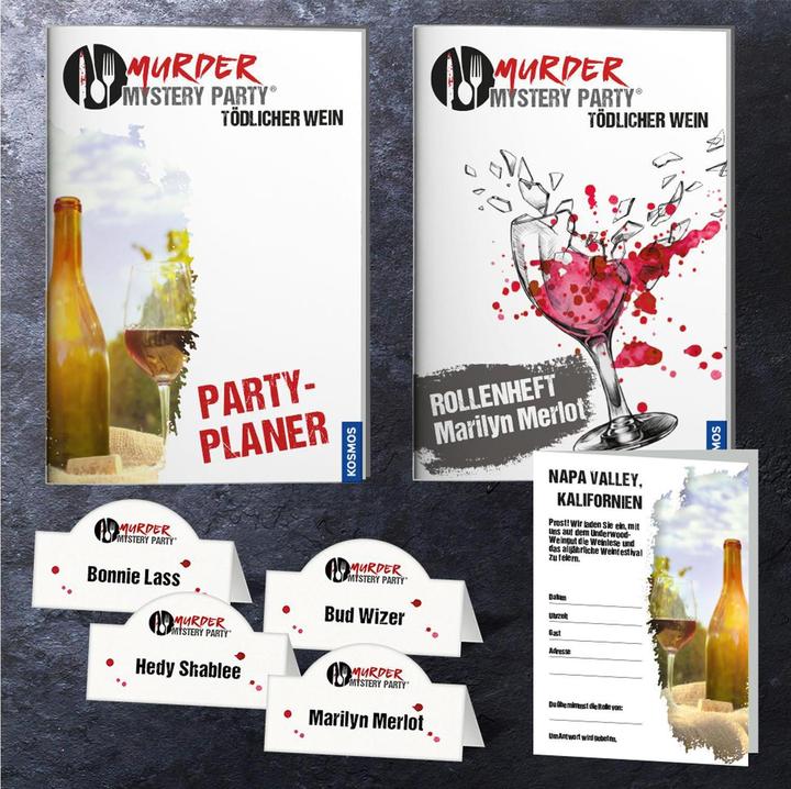 Produktbild Kosmos Murder Mystery Party - Tödlicher Wein (Deutsch)