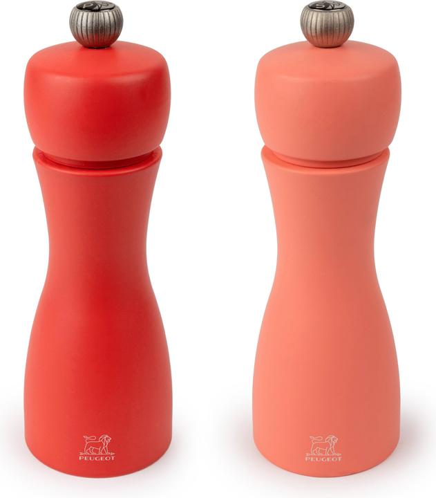 Peugeot Pepper Mill Salt Mill TAHITI Duo Set 15 cm ELEMENTS FIRE (Pepper, Salt)