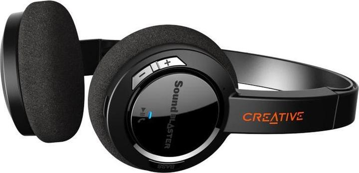 Produktbild Creative SOUND BLASTER JAM V2 Kabelloser Bluetooth-Kopfhörer schwarz (ANC, 22 h, Kabellos)