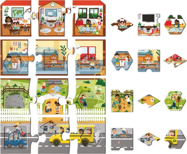 Immagine prodotto Adventerra Games La mia scuola ecologica (24 pezzi)