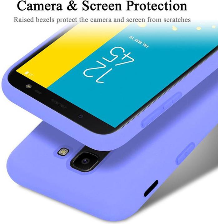 Immagine prodotto Cadorabo Copertura della cassa del silicone liquido TPU (Samsung Galaxy J6 (2018))