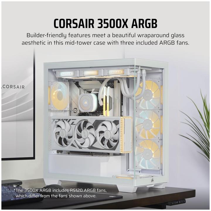 Actual product image Corsair 3500X ARGB (mATX, Mini-ITX, ATX, E-ATX)