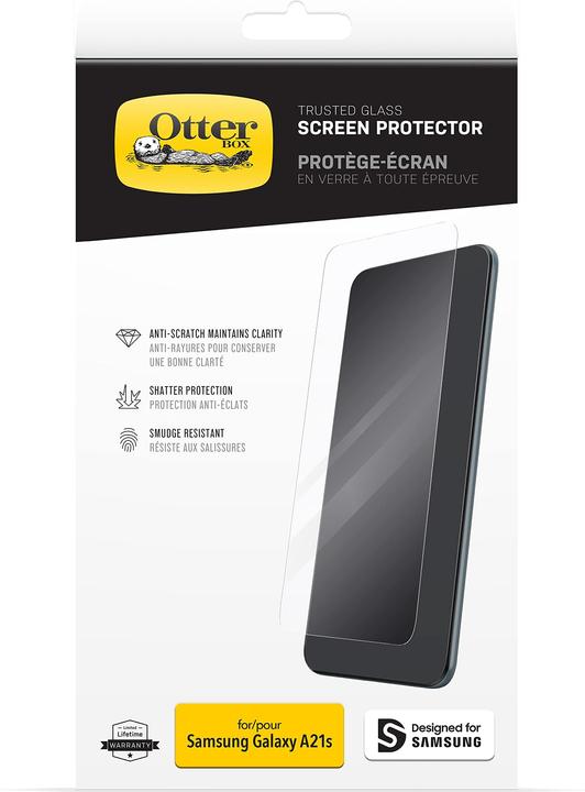 Image du produit OtterBox Trusted Glass (1 pièce(s), Samsung Galaxy A21s)