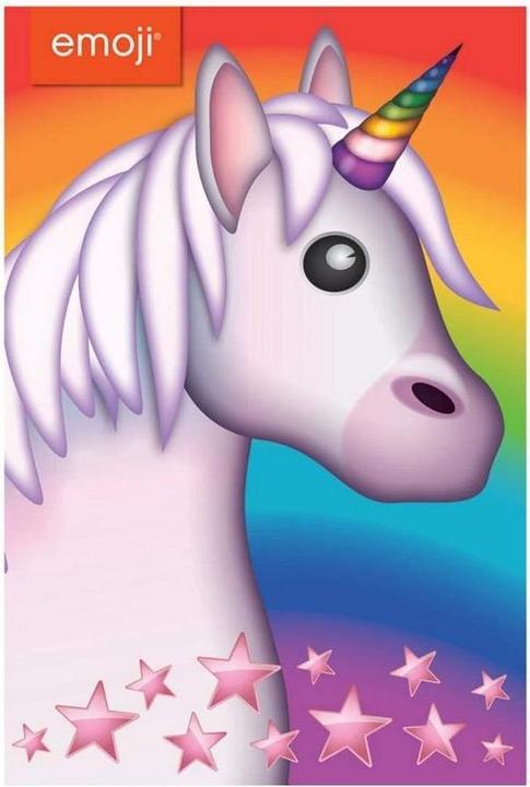 Produktbild Emoji Sterne & Einhorn Geburtstag Grusskarte (1 Stk.)